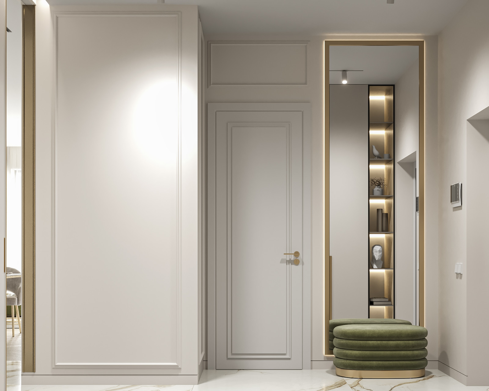 Дизайн интерьера квартиры в современном стиле на ул. Новаторов