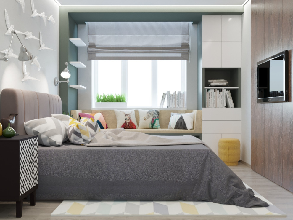 Дизайн-проект. 3-хкомнатная квартира в ЖК "Левобережный". Тула. 2017 г.