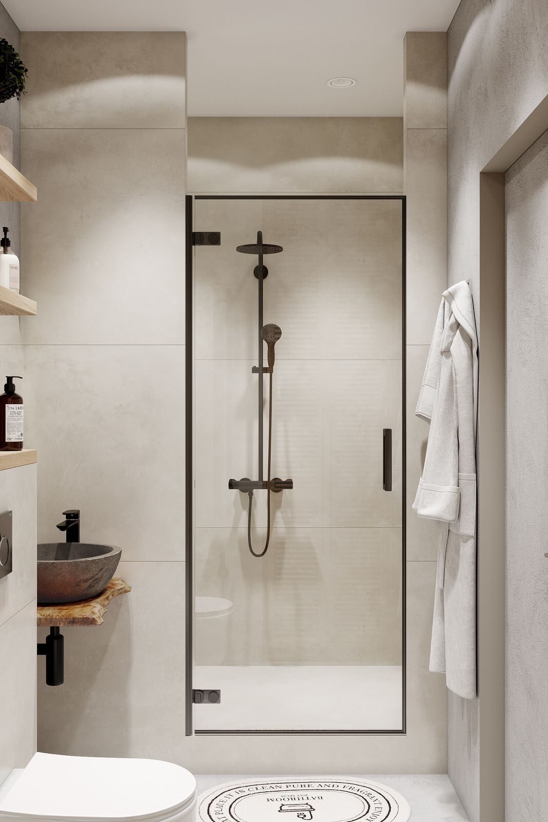 Двухуровневая квартира в стиле "ваби-саби". ЖК Событие