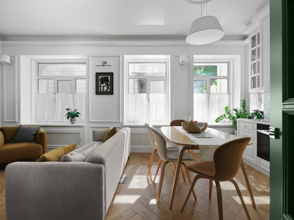 Дизайн и ремонт квартиры в Пречистенском переулке — Зелёный лейтмотив