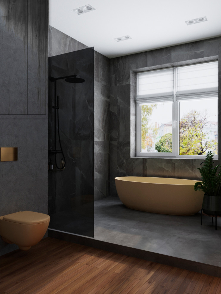 Современный лофт с нотками терракота