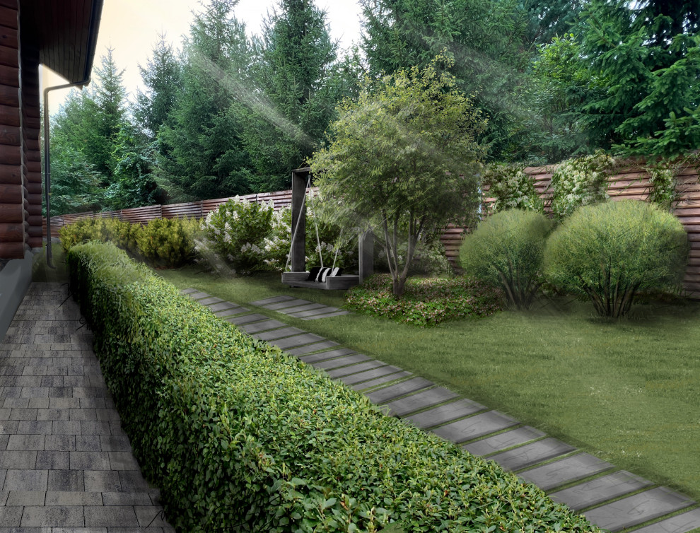 Обложка проекта: Сад с габионами