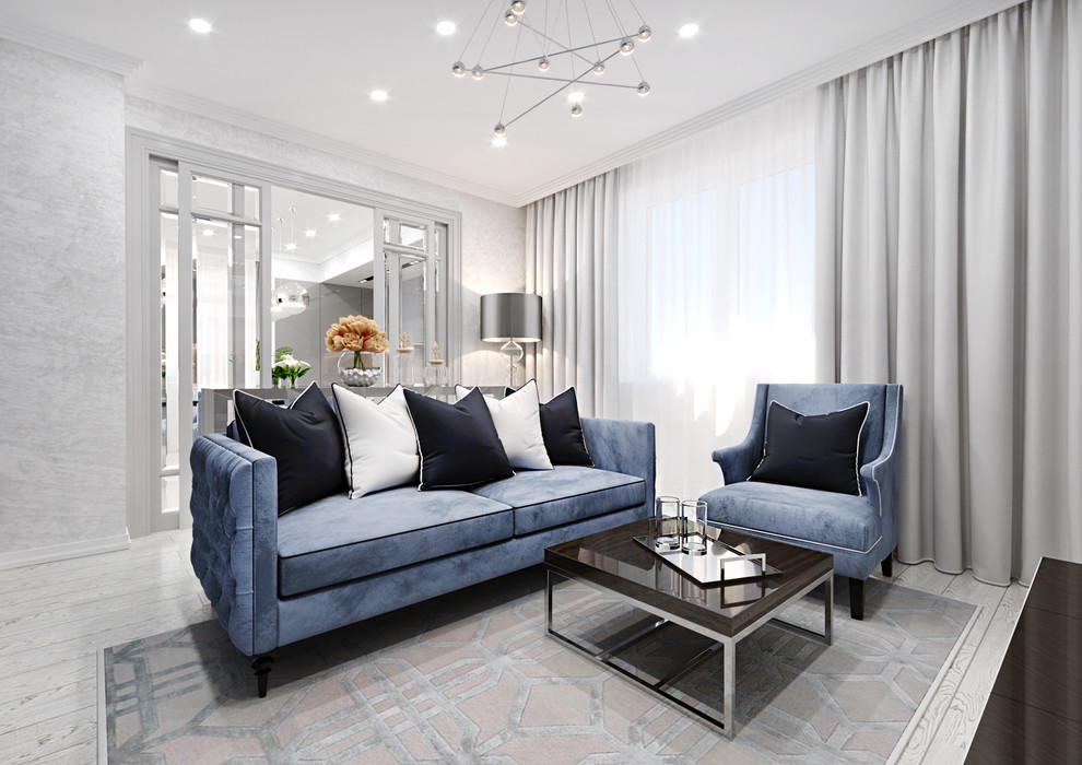 Дизайн гостиной в скандинавском стиле