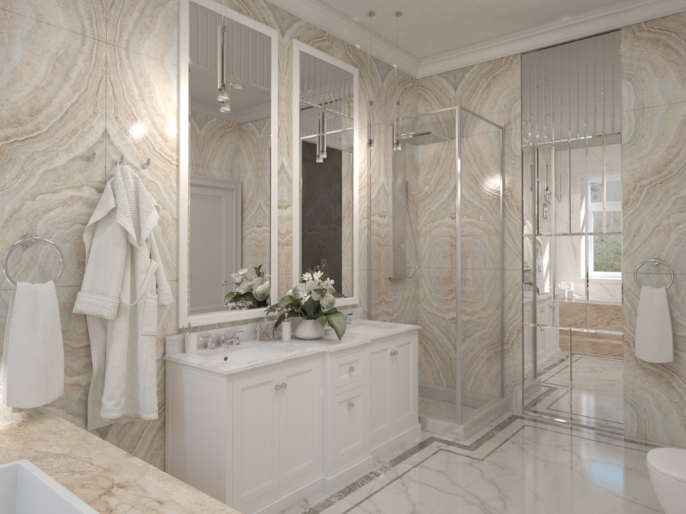 Ванная комната в стиле современная классика