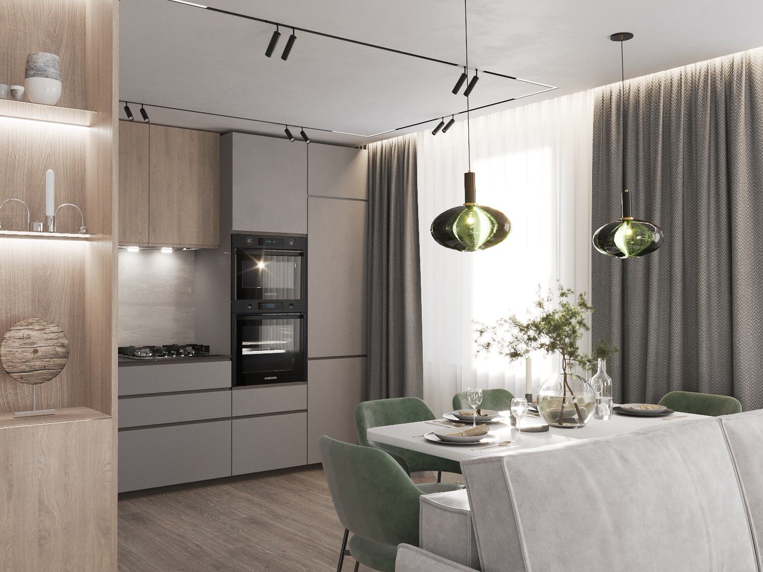 36,5 м2 в современном стиле