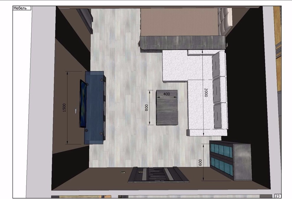 Технический дизайн маленькой квартиры