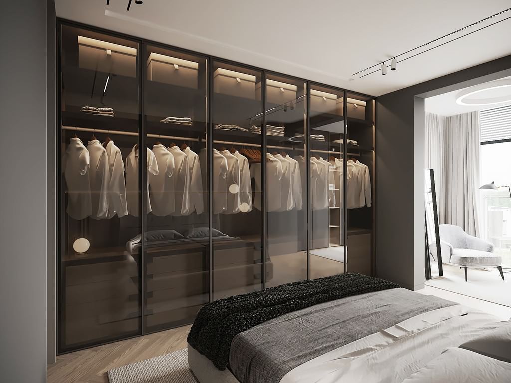 Квартира в современном стиле, ЖК «Duderhof Club», 146 кв.м.