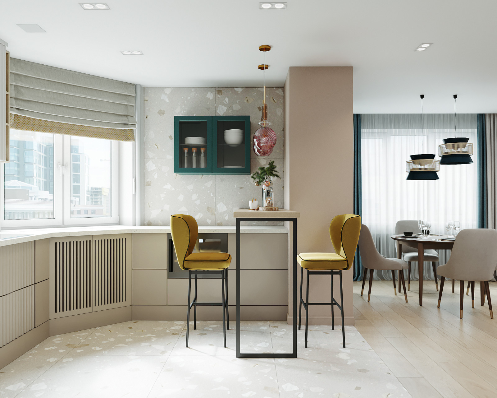 Трехкомнатная квартира на Римской