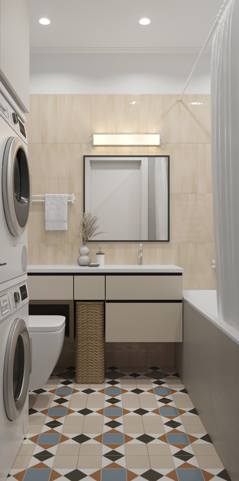 Интерьер с элементами винтажа