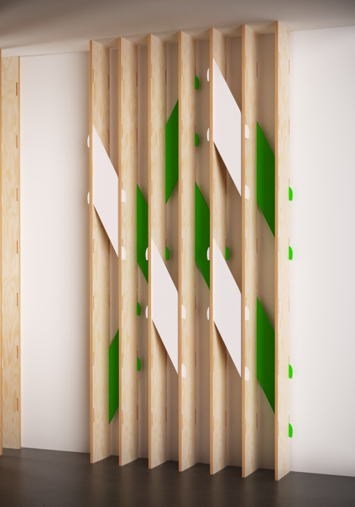 Дизайнерская панель-перегородка для зонирования