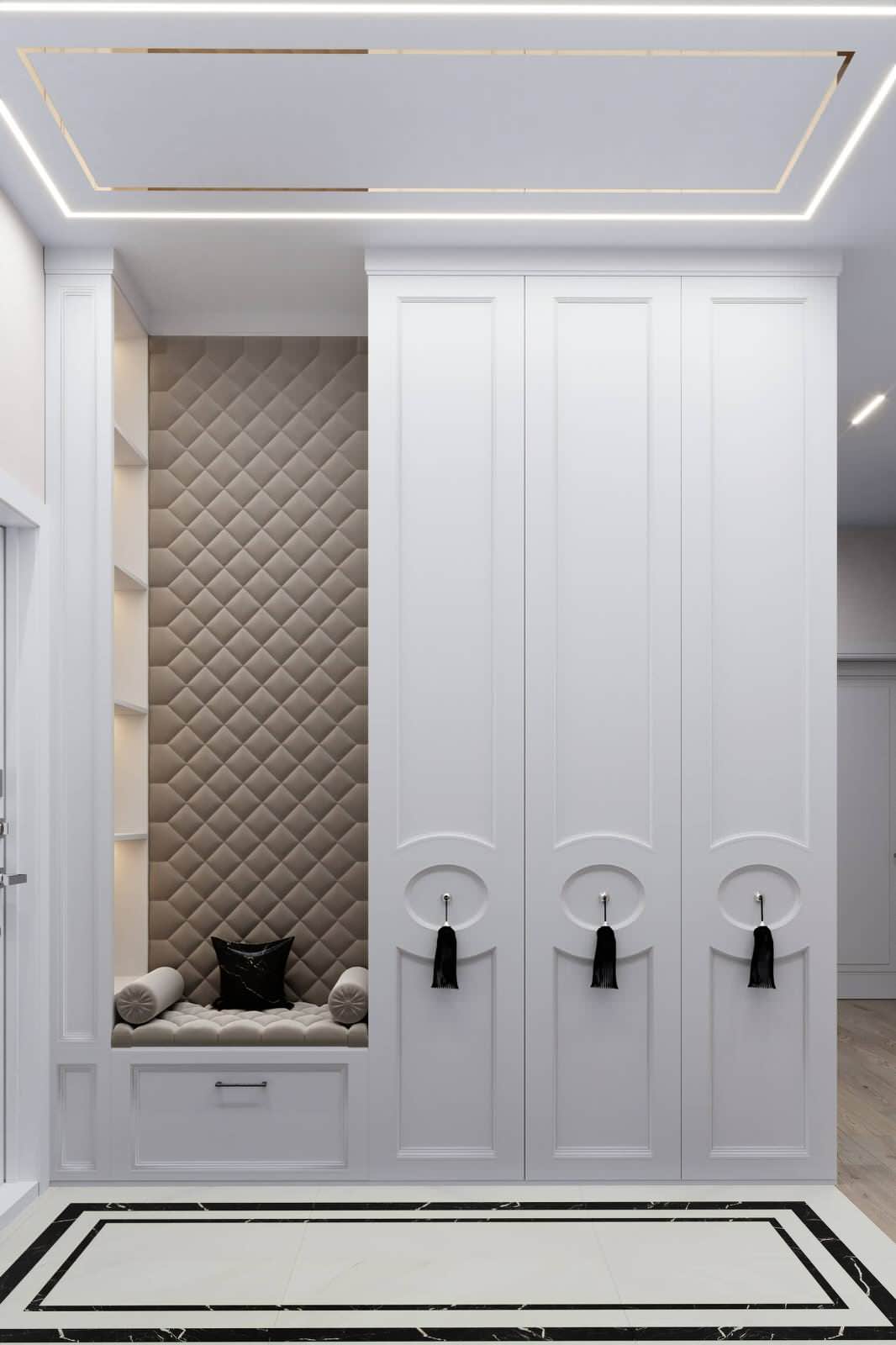 Дизайн и ремонт квартиры на Золоторожском Валу — Золотой акцент