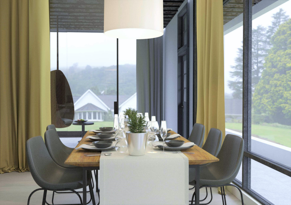 Проект гостинной  загородного дома