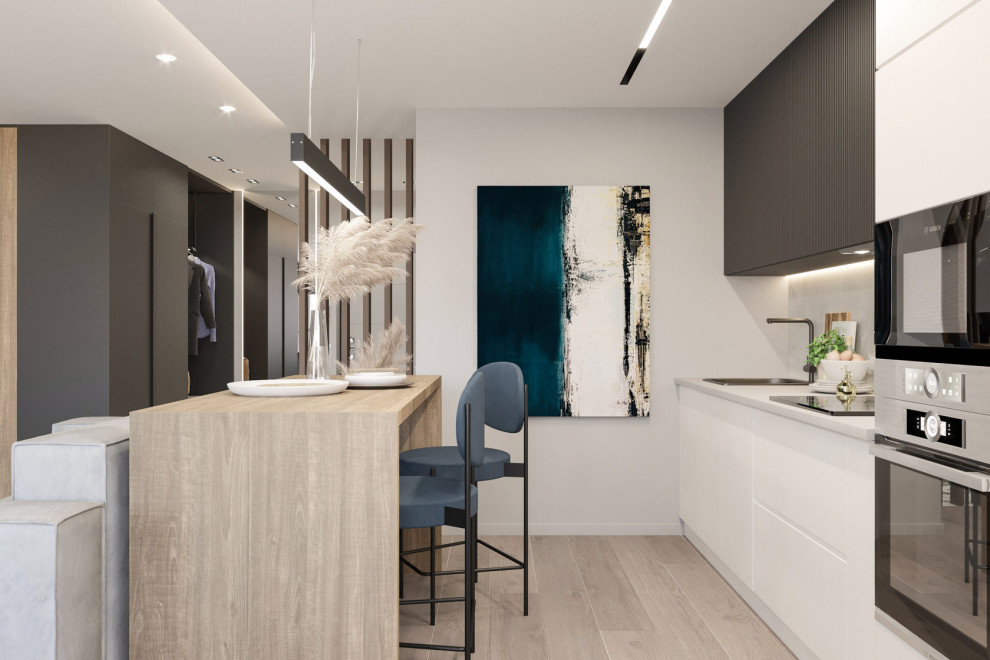 Проект двухкомнатной квартиры #urban_inspiration