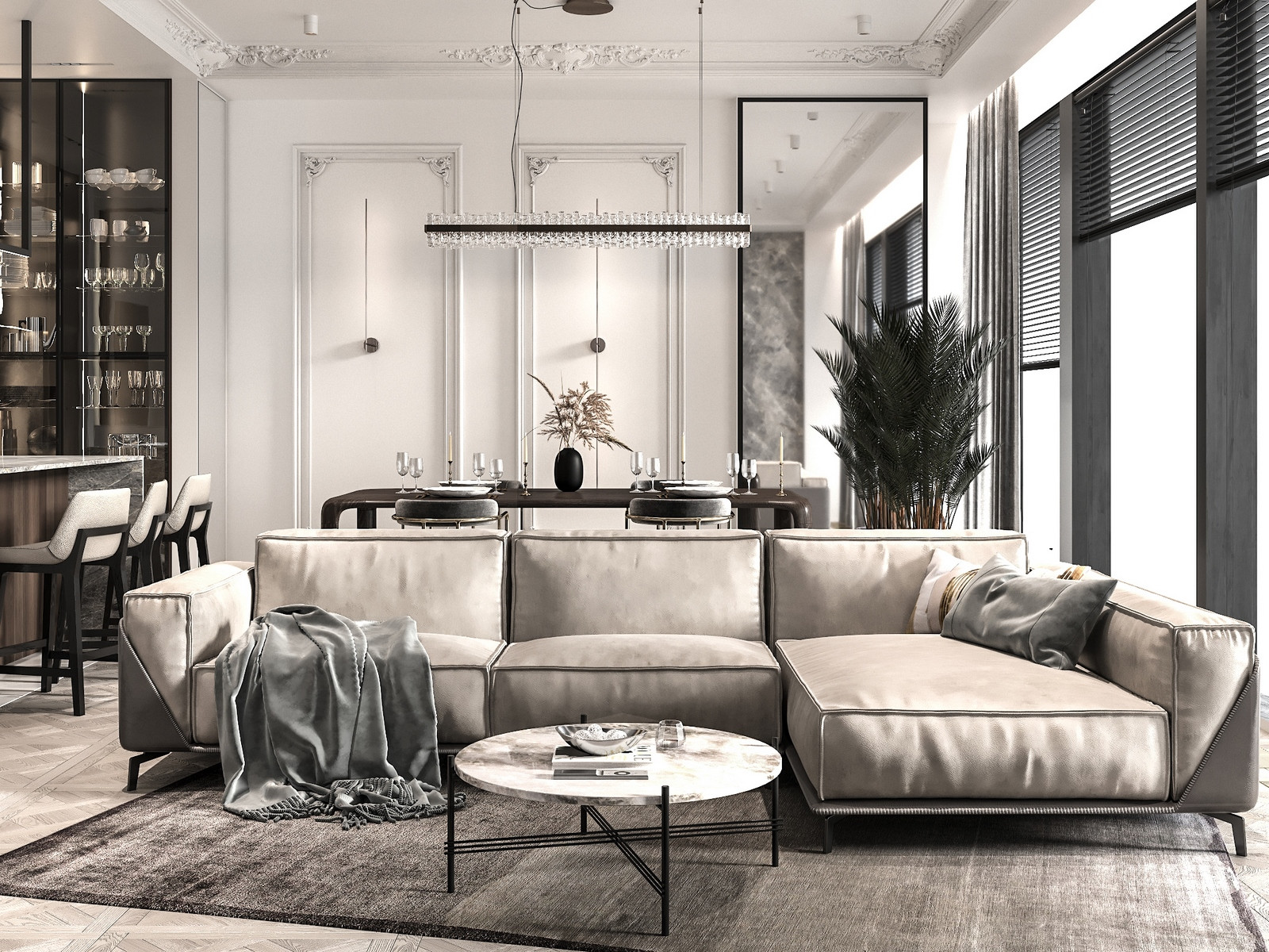 Обложка проекта: Дизайн-проект квартиры в Neva Towers