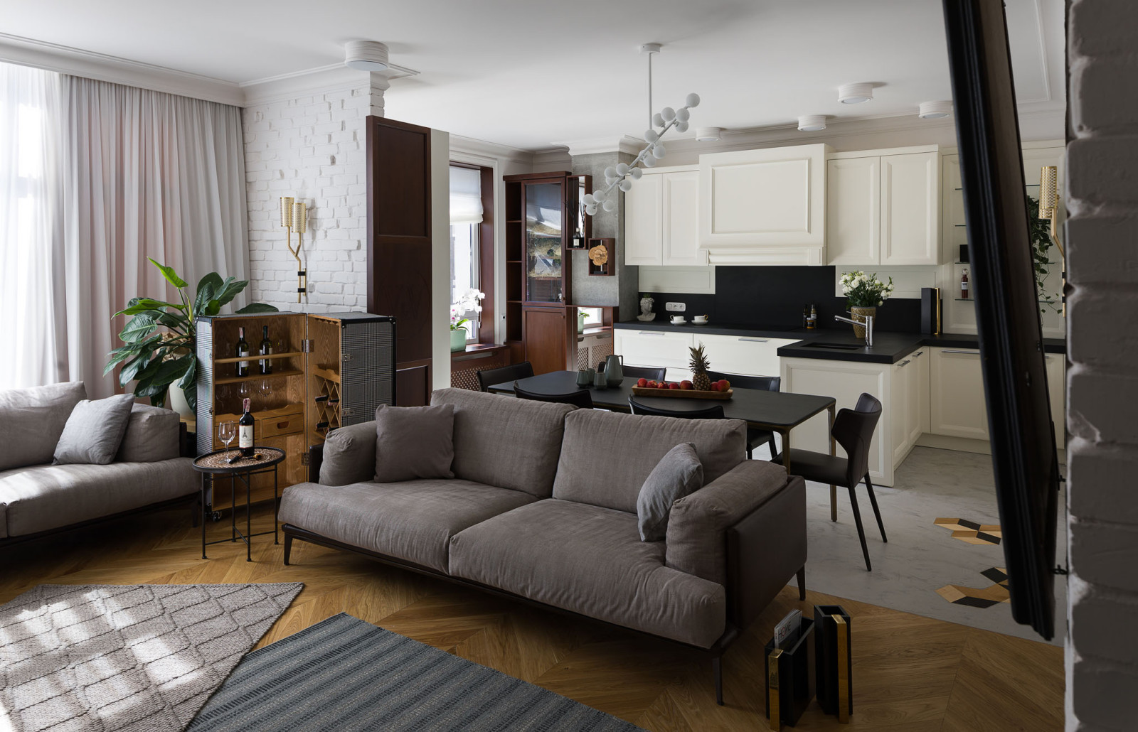 Обложка проекта: Дизайн интерьера квартиры «Французский шарм». ЖК «Бульвар фонтанов», Киев