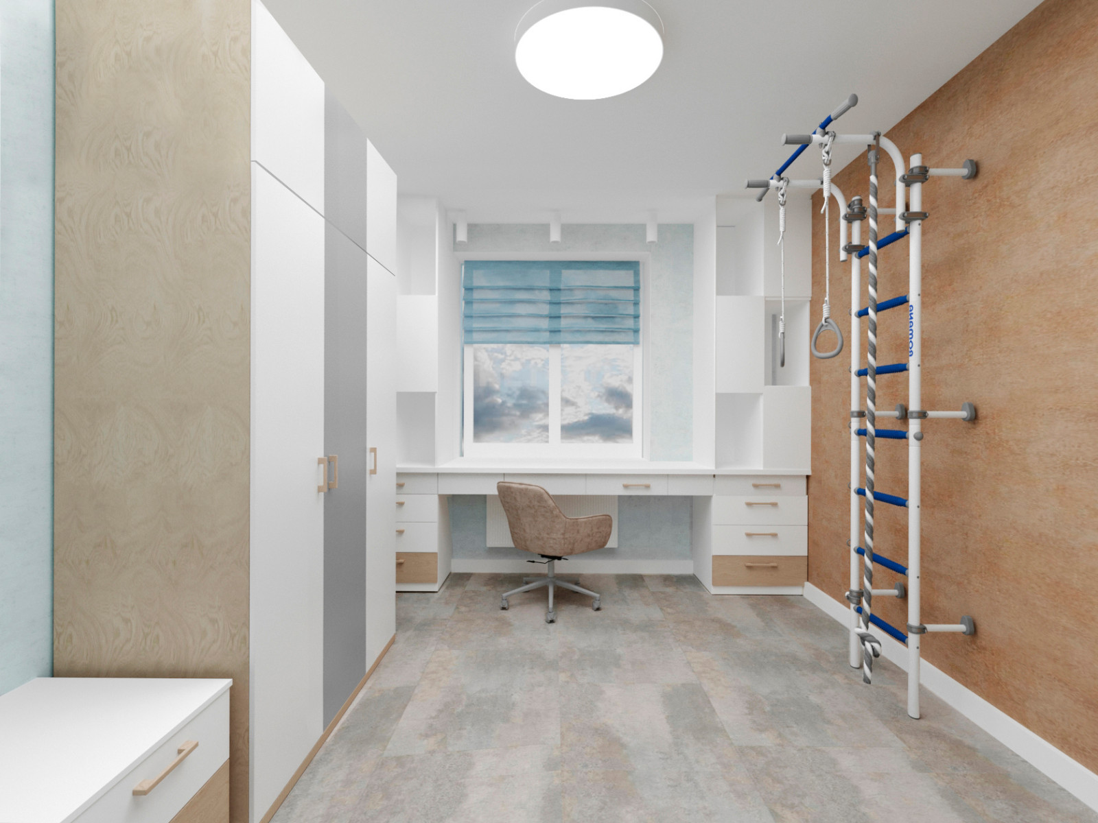 Солнечный остров. Дизайн 3-х комнатной квартиры