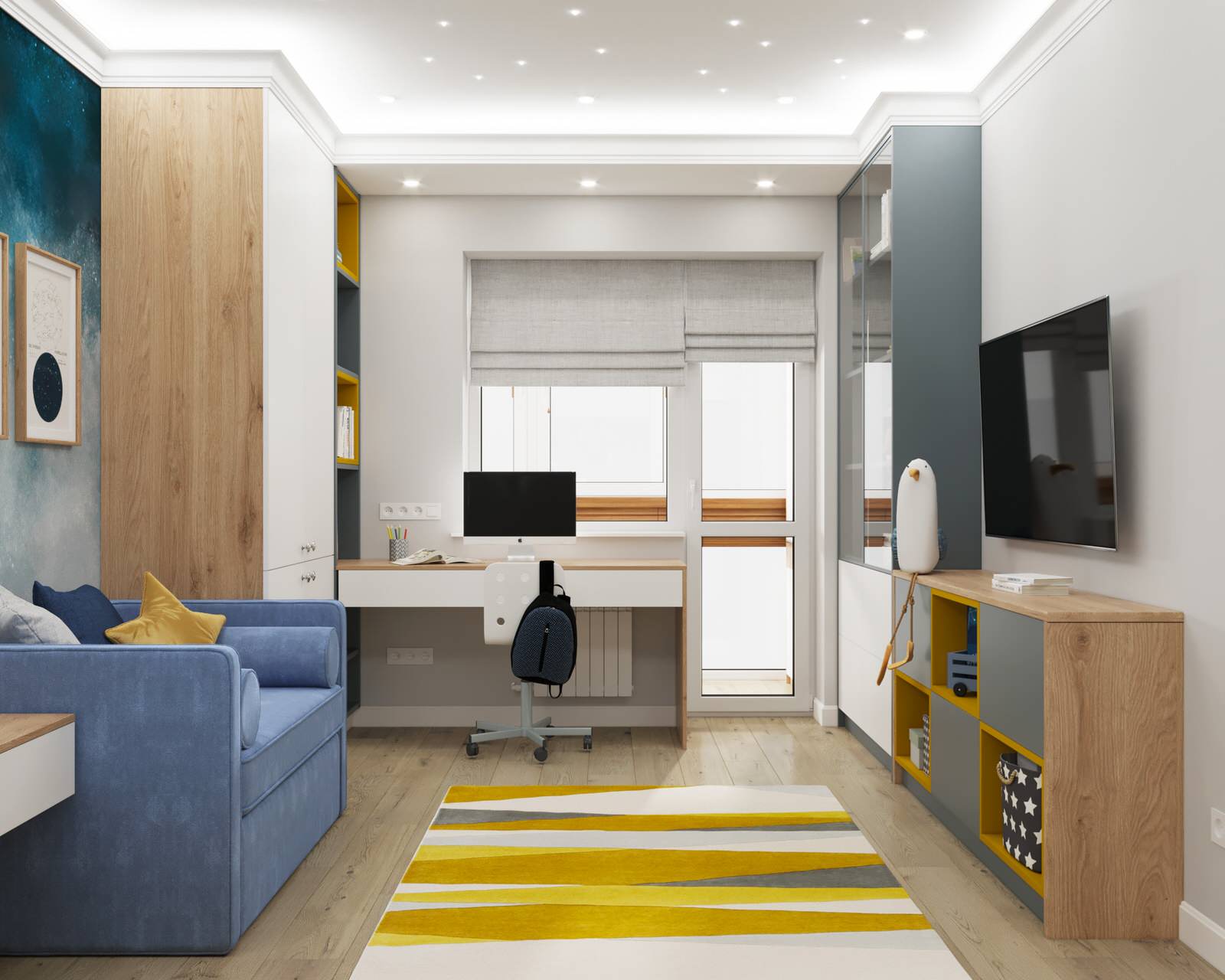 Трехкомнатная квартира в Комунарке.