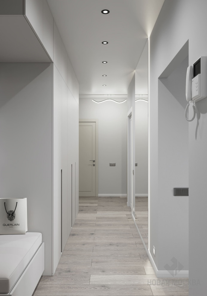 Дизайн-проект трехкомнатной квартиры ЖК "Лучи"