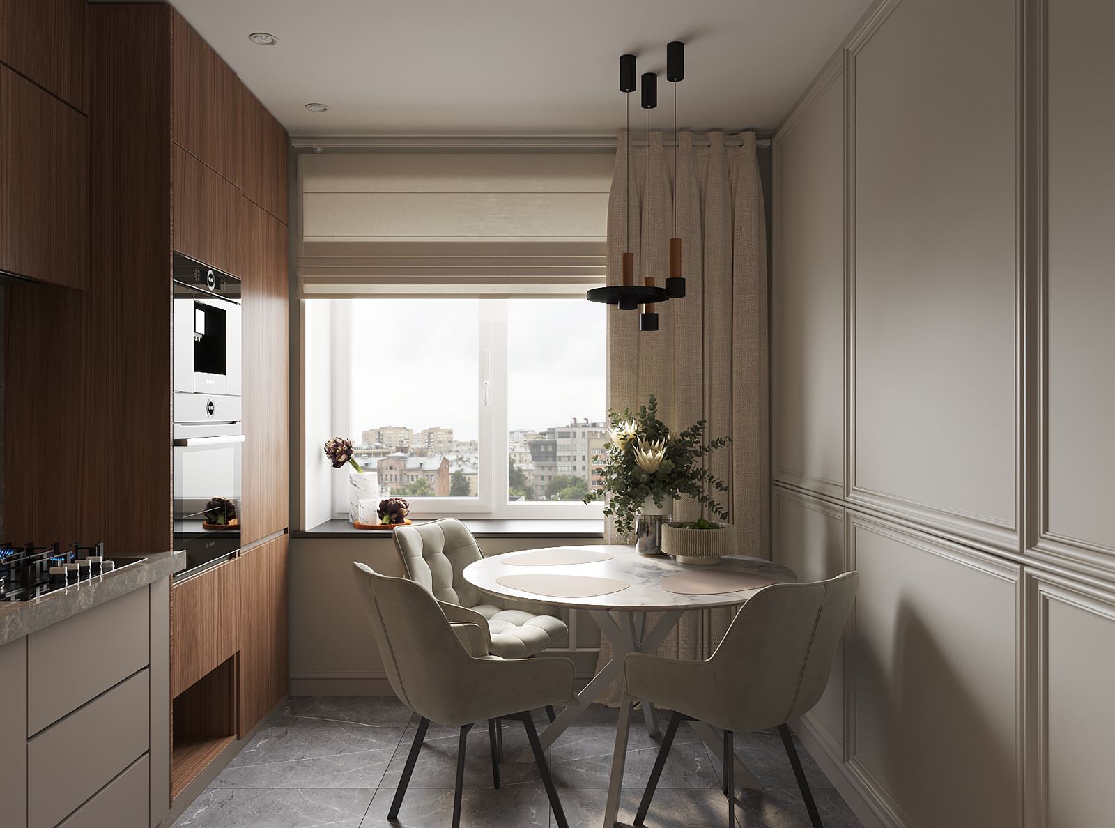 Дизайн-проект 2-комн. квартиры на Сущёвском