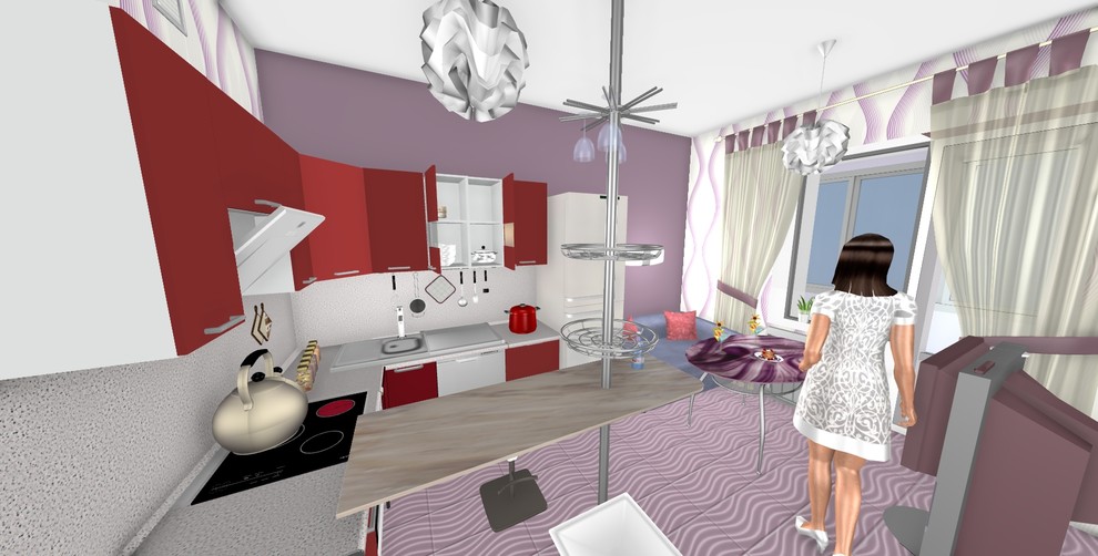 Экспресс 3D дизайн  1 кв.ры в ЖК Триумф Парк