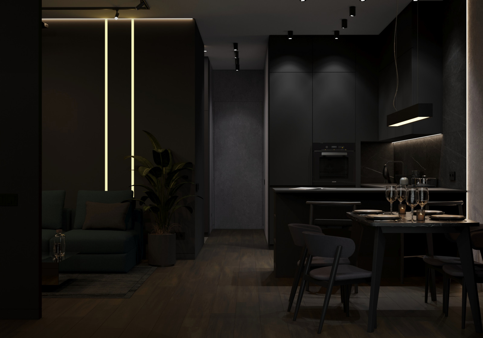 Обложка проекта: Дизайн интерьера квартиры в ЖК Вереск в престижном районе Москвы