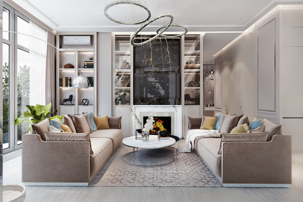 Обложка проекта: Нежный Гламур на Крестовском DeLuxe 140 м. кв