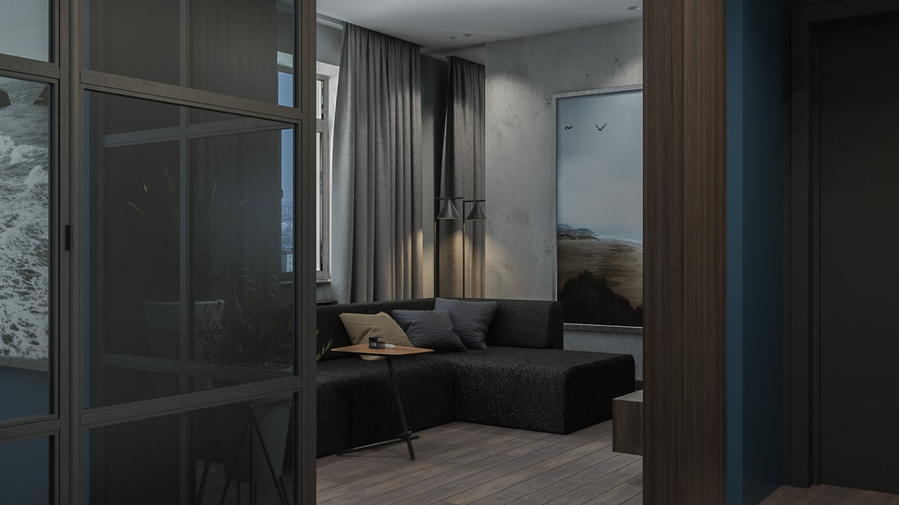 Брутальная квартира для девушки