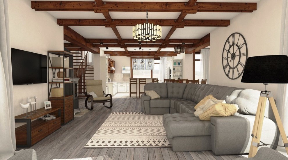 Дом в ретро стиле.