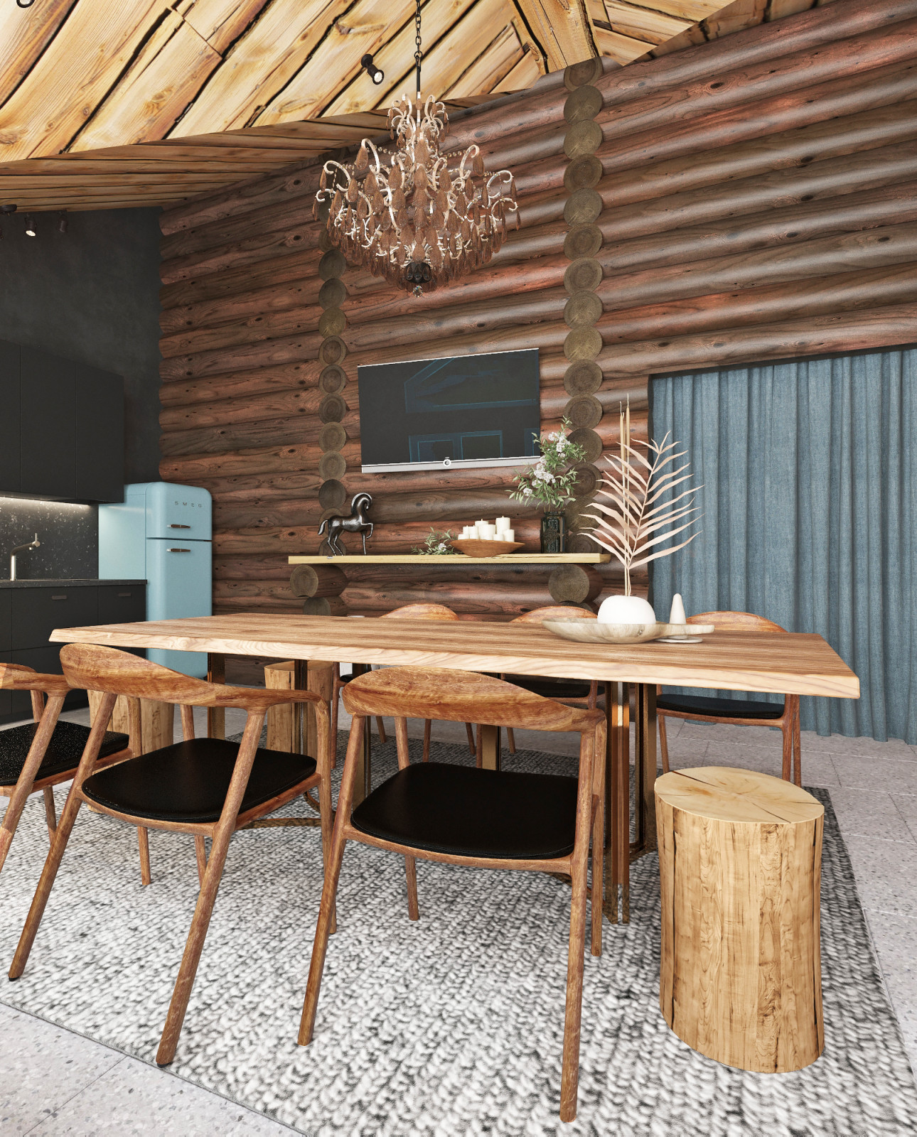 Комната отдыха в бане в загородном клубе BARRIN