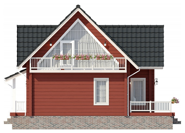 Дом из клееного бруса | Пегас 182