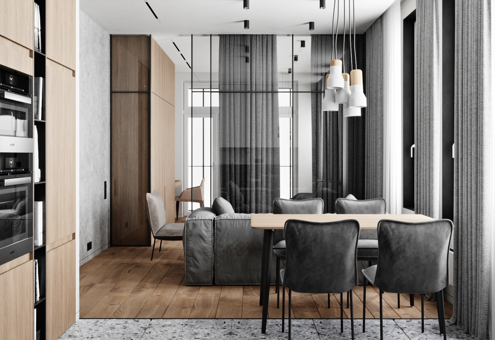 Квартира с тех. комнатой