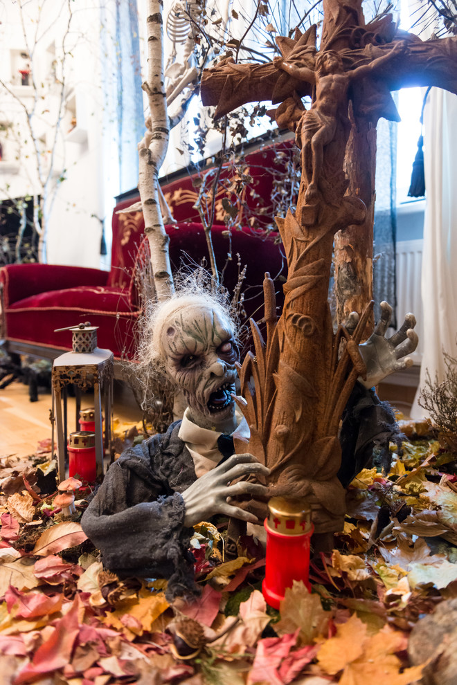 Houzz Германия: Шоу ужасов в одной готической квартире перед Хеллоуином