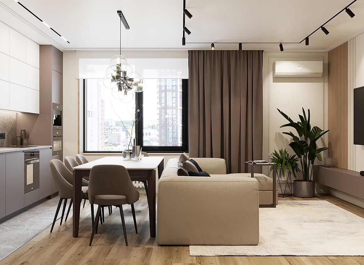 Дизайн интерьера ЖК "Квартал Энтузиастов"