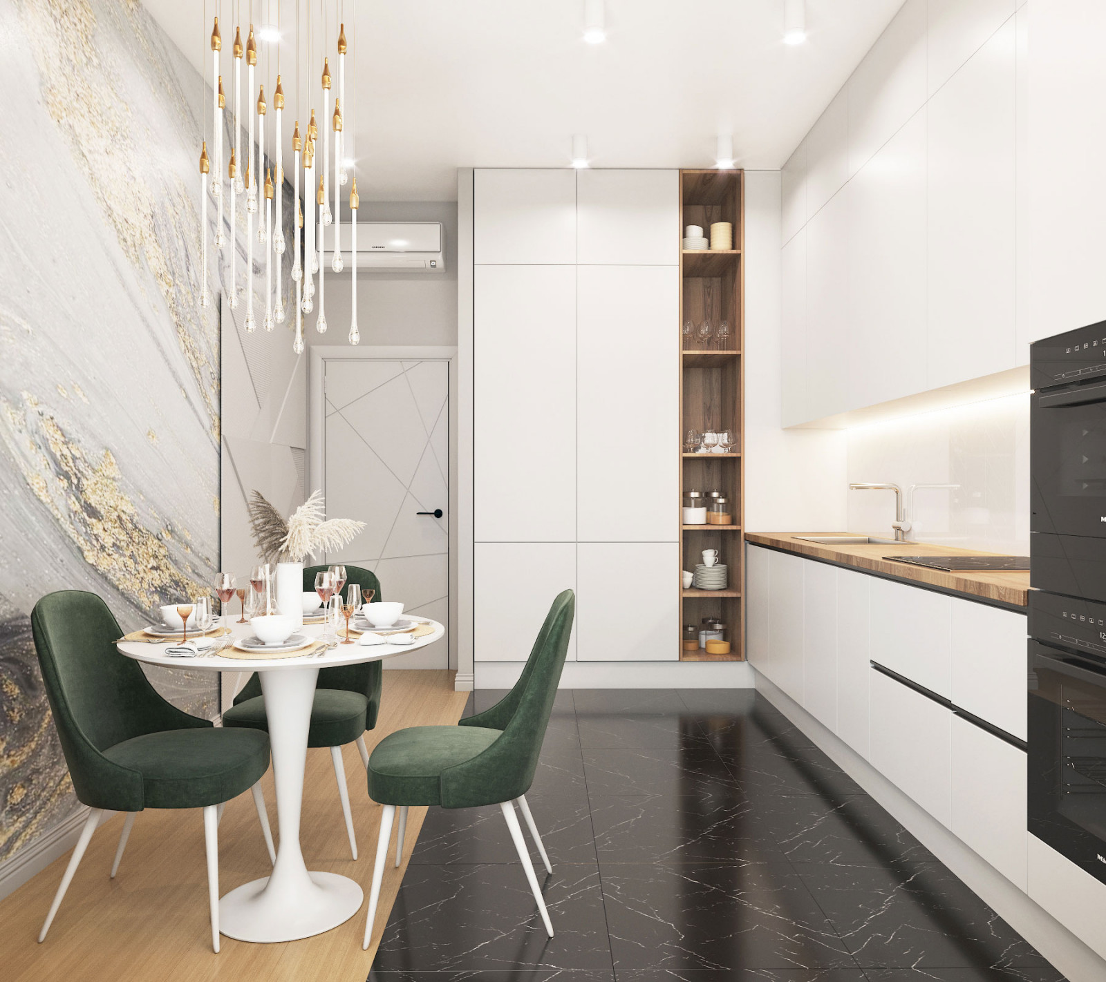 Трёхкомнатная квартира в ЖК "Империал"