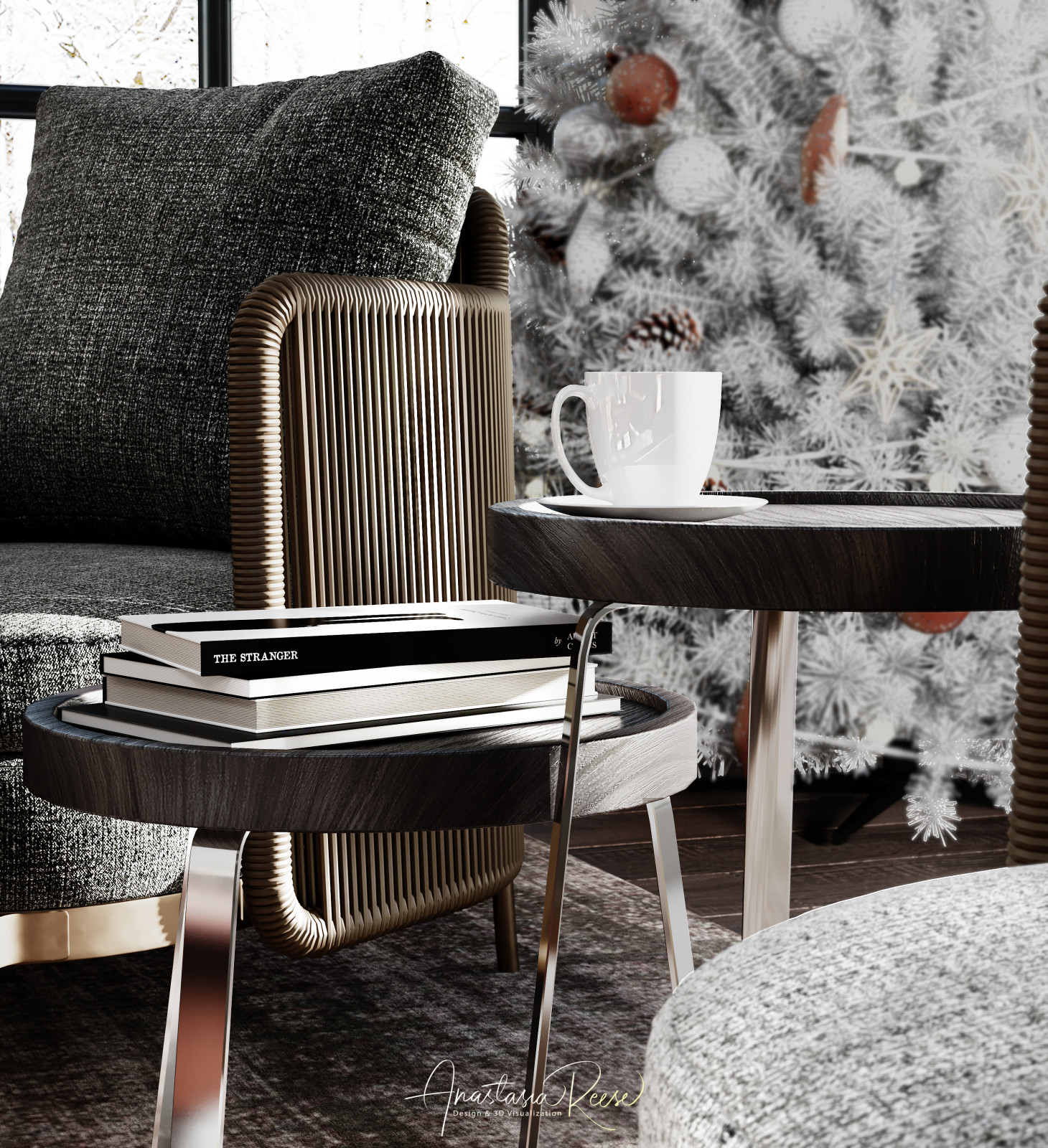 Дизайн проект дома "Рождественское утро"