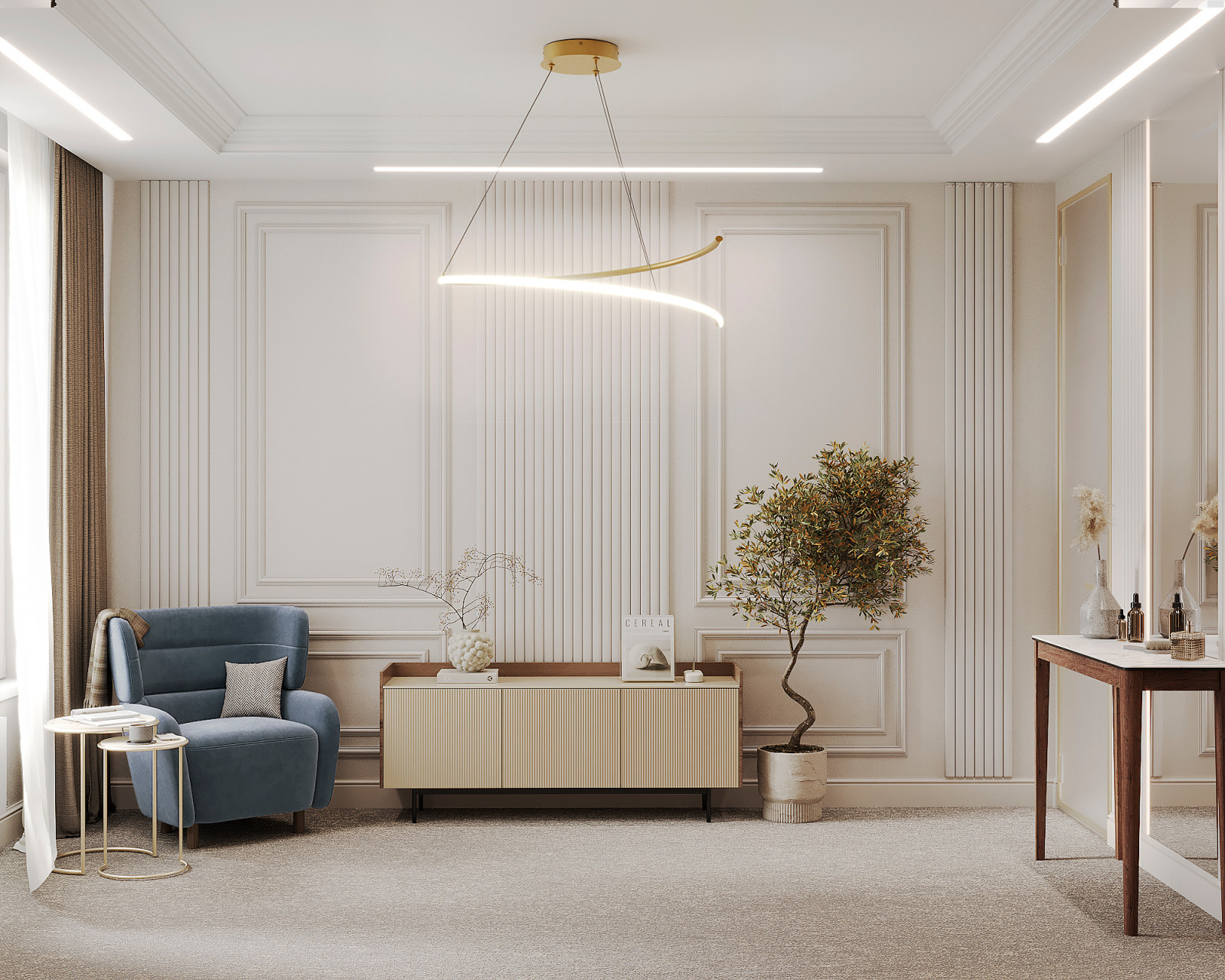 Дизайн квартиры в ЖК "Наследие",  г.Тула