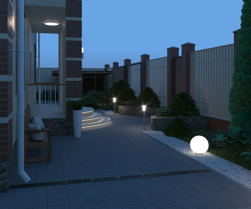 Обложка проекта: Благоустройство участка загородного дома