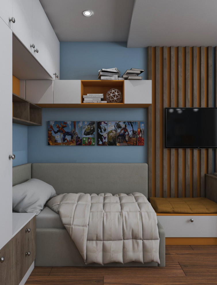 Обложка проекта: Детская комната с супергероями для юного гика