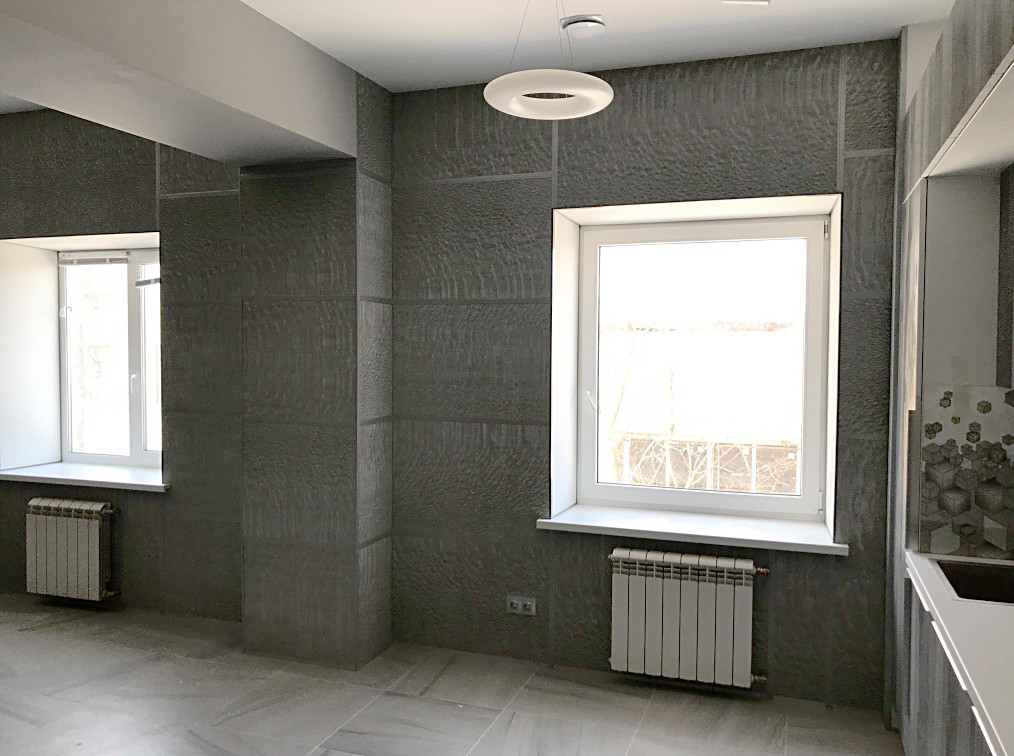 Зона кухни | отделка стен панелями