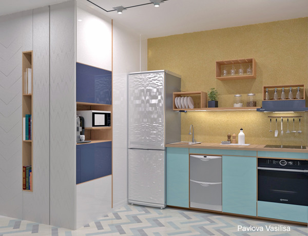 Обложка проекта: Квартира для молодой девушки