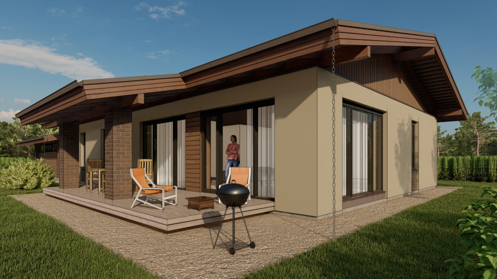 Практичный одноэтажный дом в г. Пенза