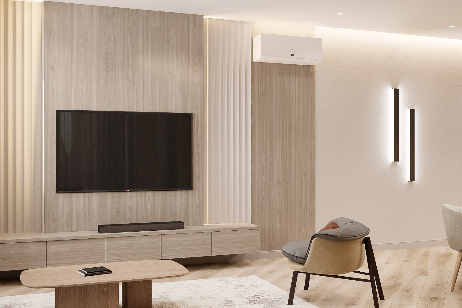 Minimalist apartment 120 m2