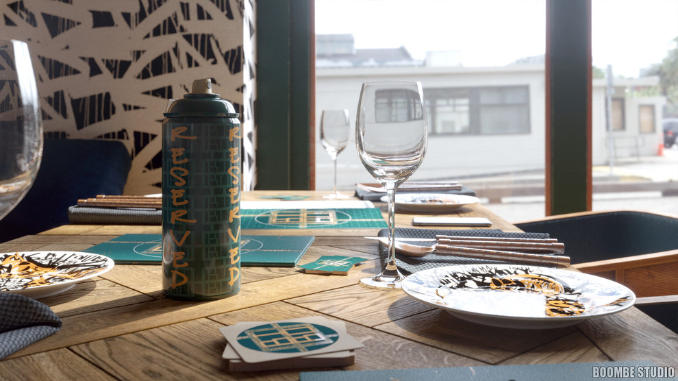 Bibo restaurant in Hong Kong, China - corporate style