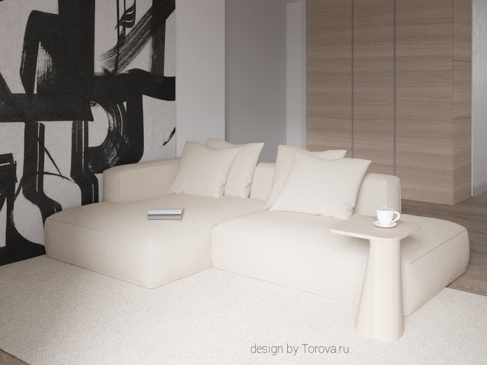 Кухня-гостиная в загородном доме