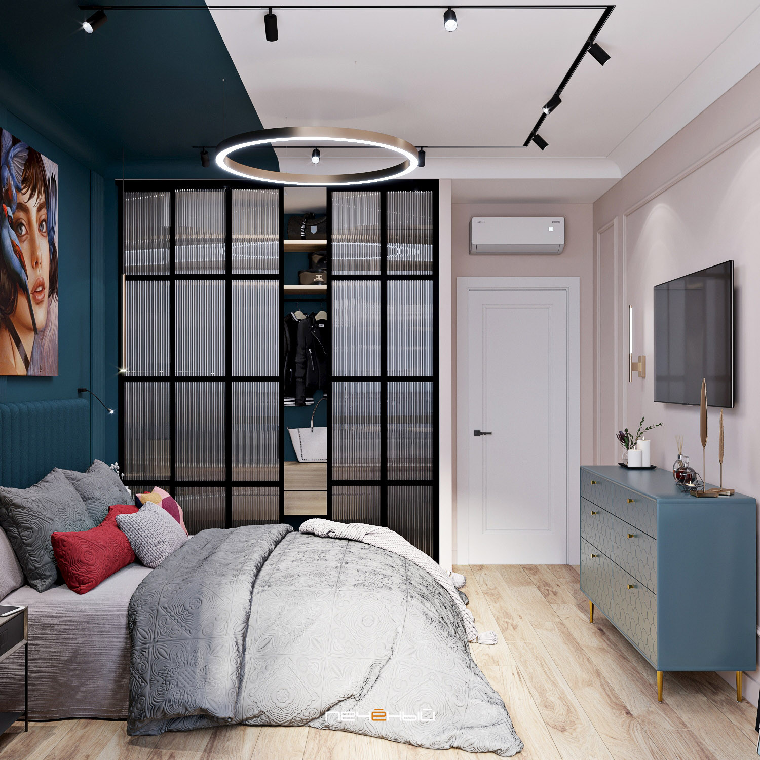 Просторная евротрёшка площадью 86 квадратных метров