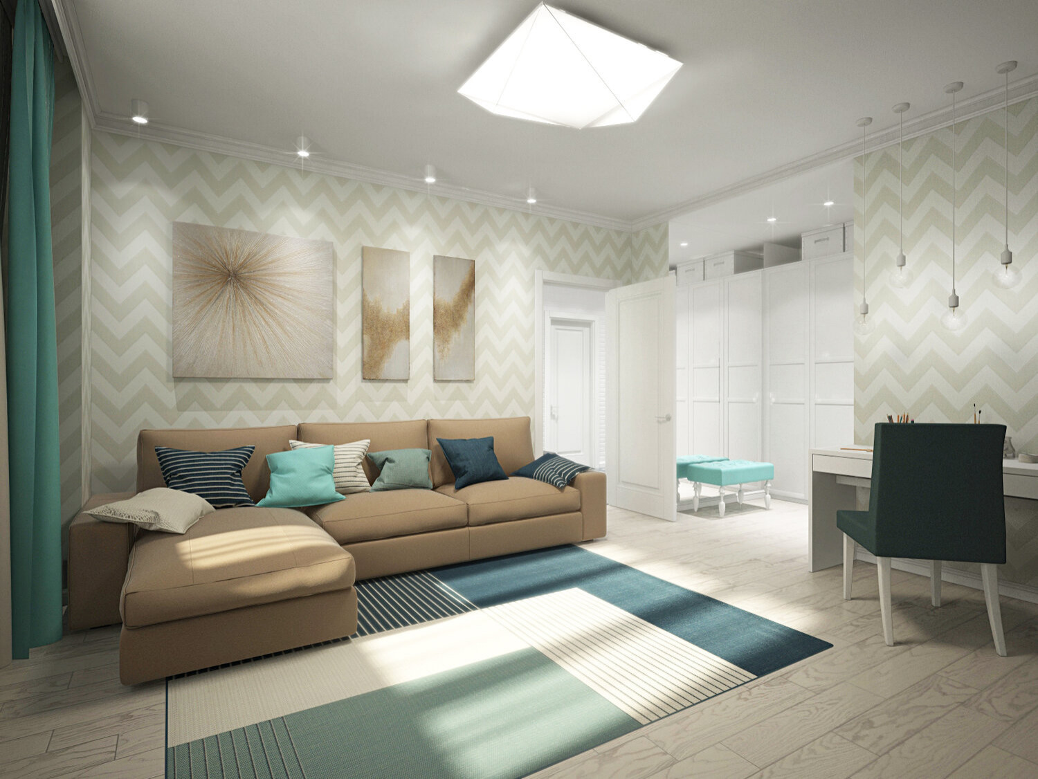 Квартира в жилом комплексе  Ньютон 65 кв.м