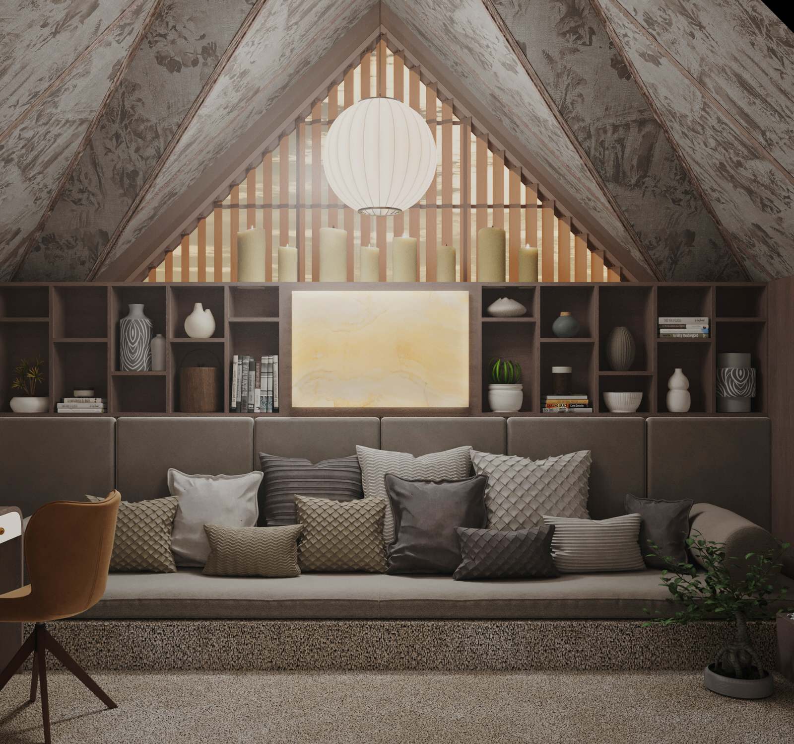 Обложка проекта: комната медитации