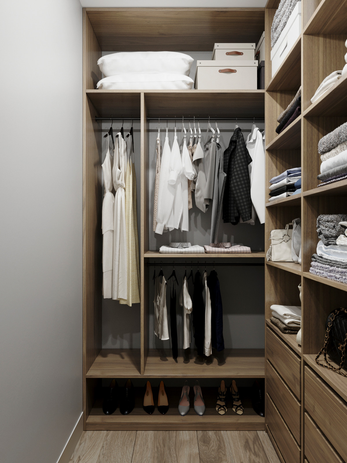 Визуализация гардеробной