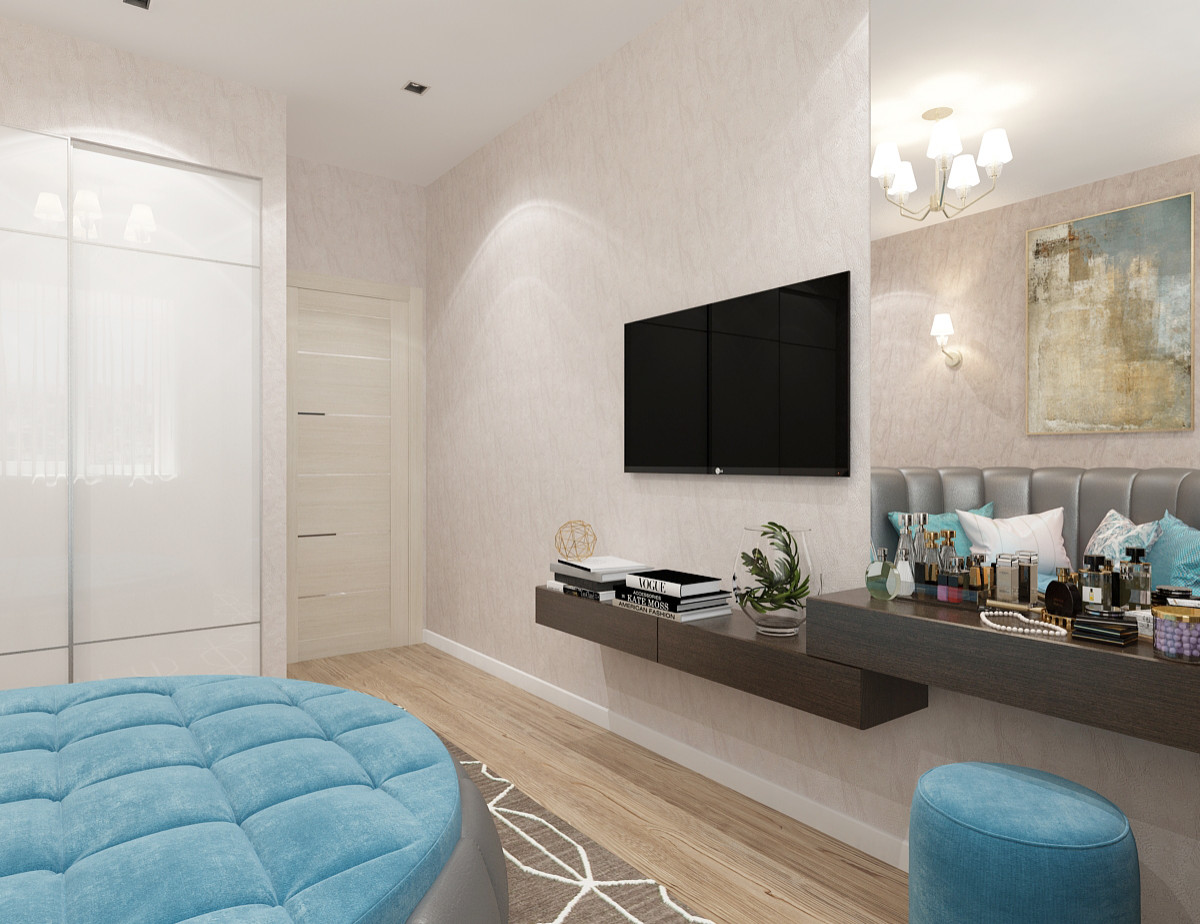 Дизайн-проект квартиры в районе Серебрянный берег г.Омск