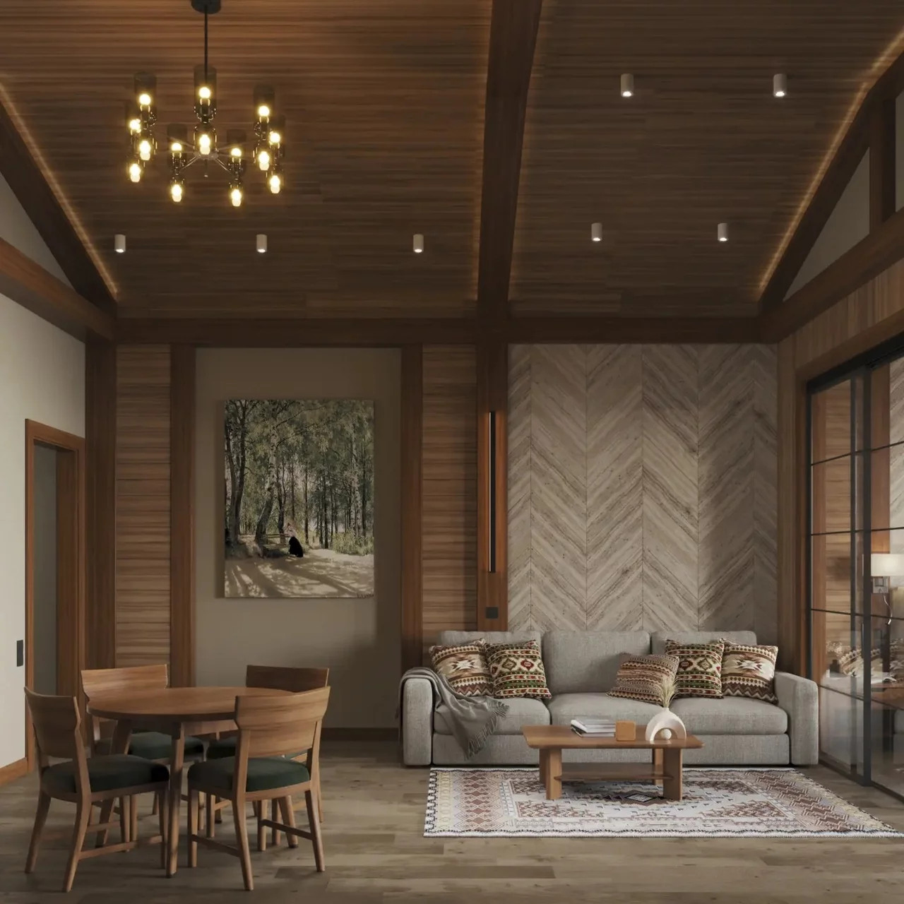 Обложка проекта: 4 коттеджа